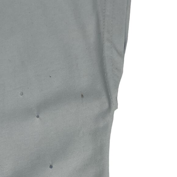 Balboa Women’s White Sequins Heart Lip Holes All Over Short Sleeve Tee T-shirt - Picture 4 of 11